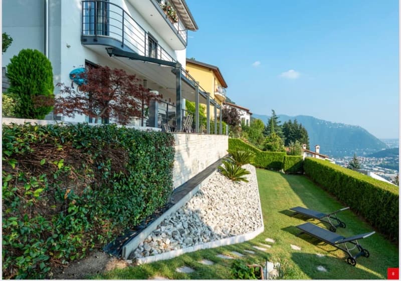 Vacallo - perfetta villa di 2 loc con vista sul Lago di Como (1)