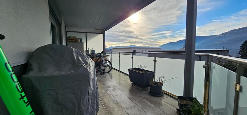 Splendido appartamento 5.5 locali a Cadempino con vista panoramica (10)