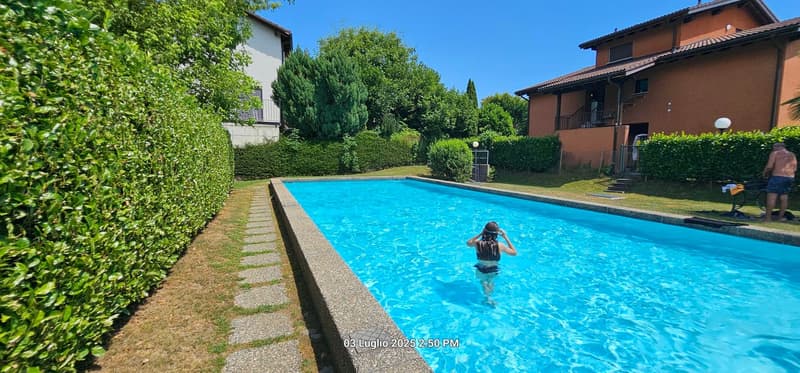 Appartamento 3.5 lo con piscina e vista panoramica a Cademario / Anche per vacanza (2)