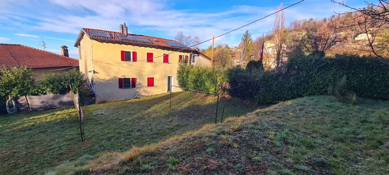 Terreno edificabile + casa ticinese a Breggia Sagno (7)