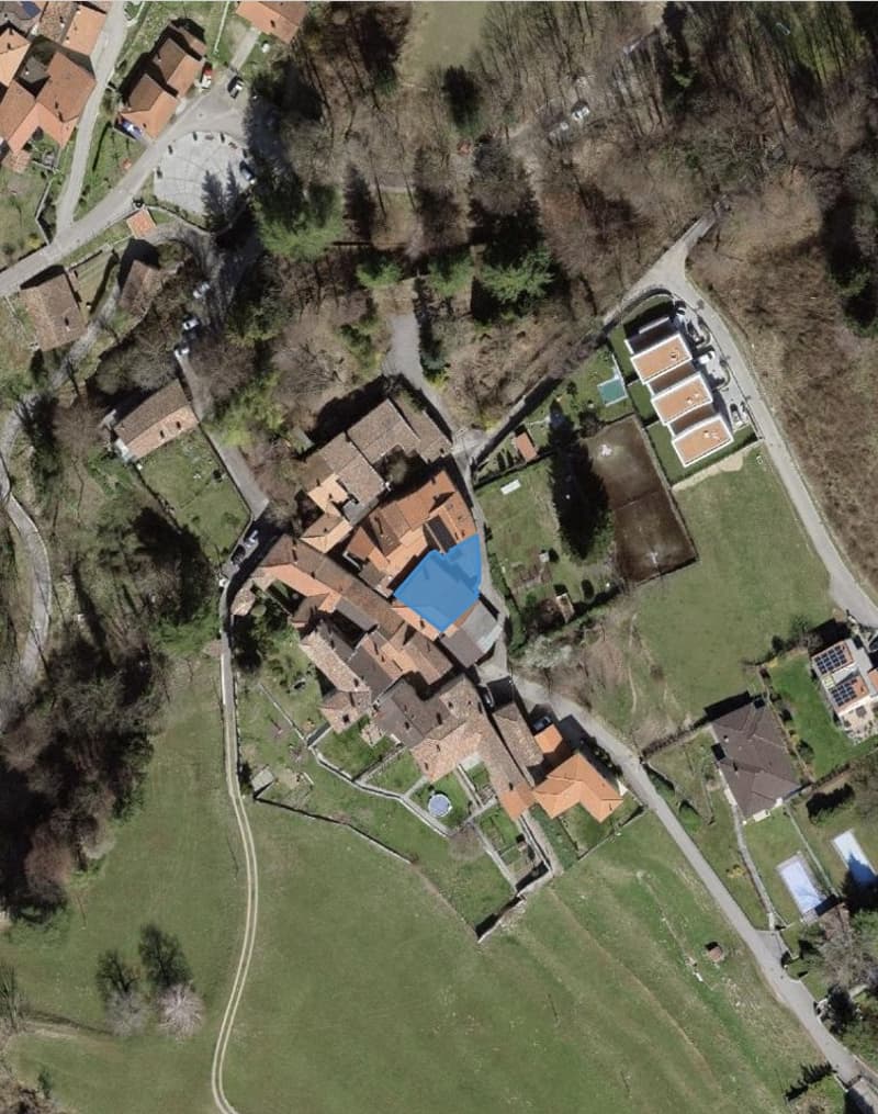 Terreno edificabile + casa ticinese a Breggia Sagno (2)