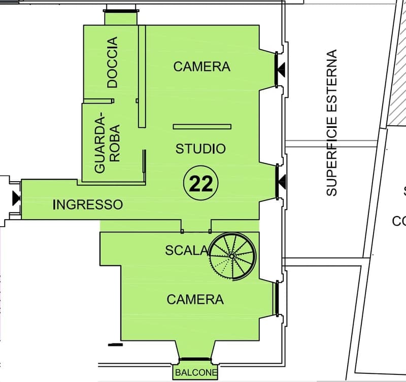 Appartamento duplex in villa di charme a Castagnola (21)