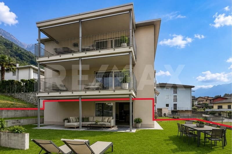Appartamento 3.5 con giardino e 2 posti auto (3)