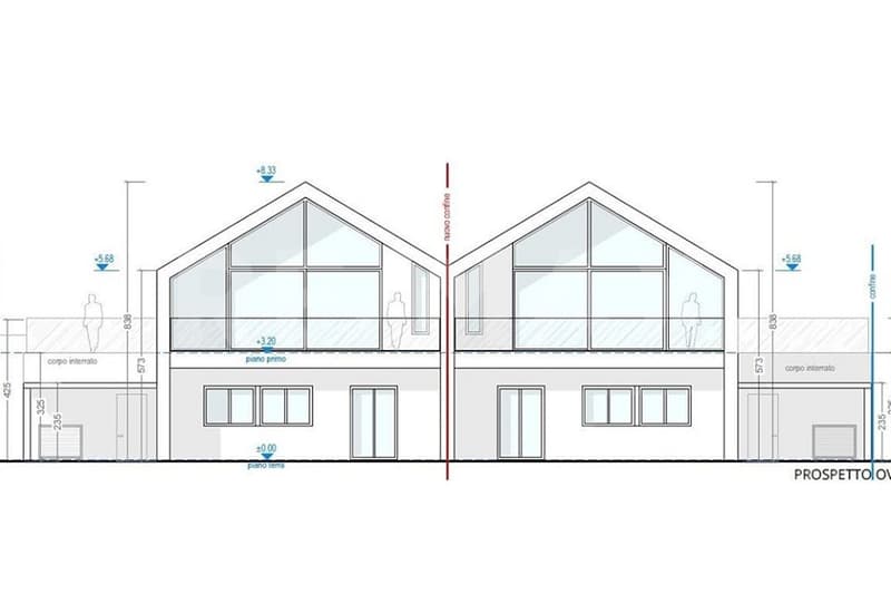 Terreno edificabile con licenza approvata per due villette monofamiliari (5)