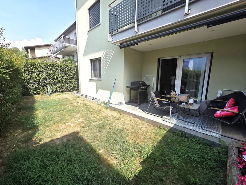 Appartamento di 3.5 locali con giardino a Camorino (4)