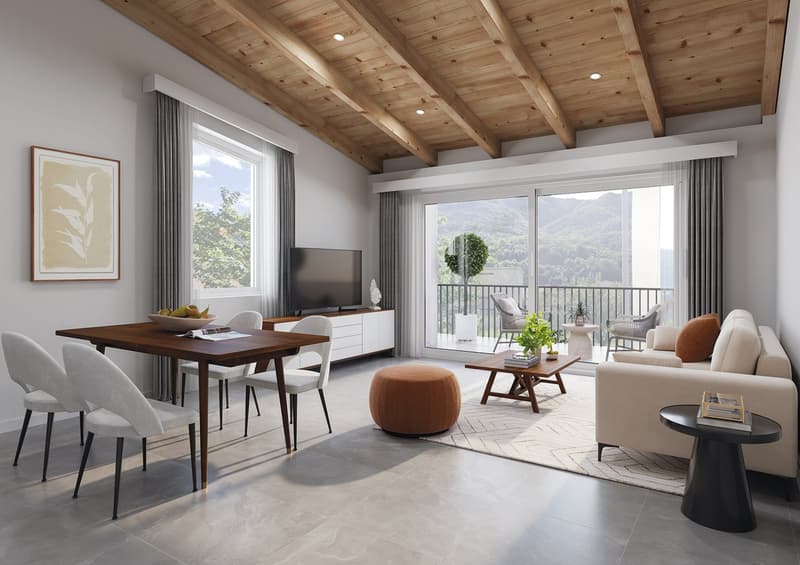 Nuovo appartamento 4.5 locali con giardino a Cadenazzo (8)