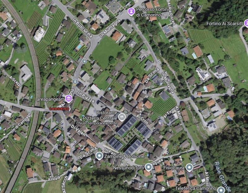 Terreno edificabile in zona residenziale R3 a Camorino (1)