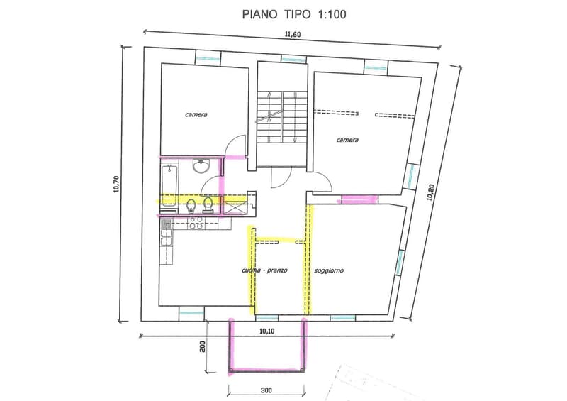 Palazzina con 4 appartamenti + casetta da riattare (12)