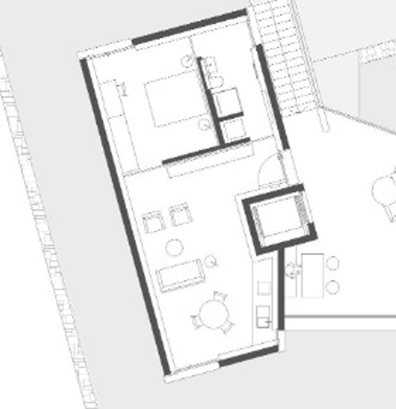 living room, kitchen, 2 bedrooms, 2 bathrooms, balcony