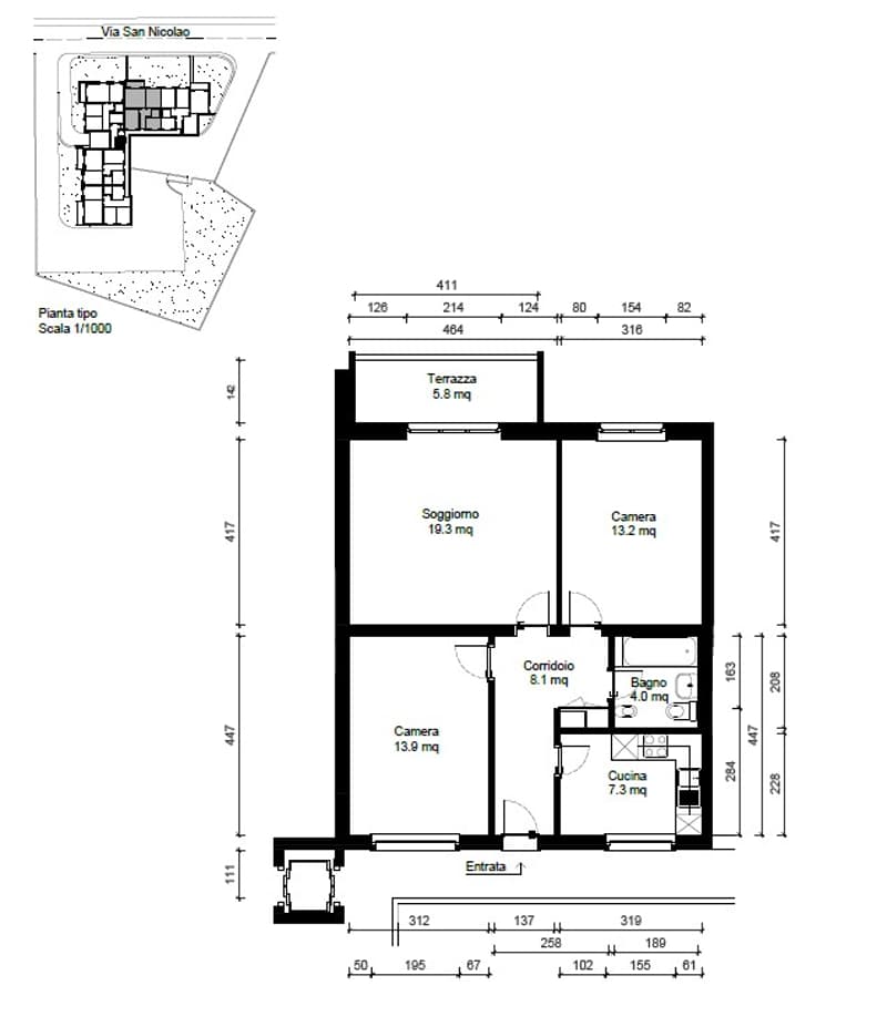 3.5 locali completamente rimodernato a Tenero (13)