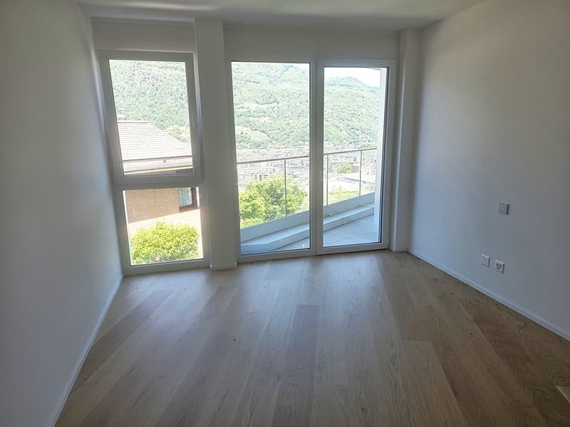 Luminoso appartamento di 4 locali con vista panoramica a Bellinzona (13)