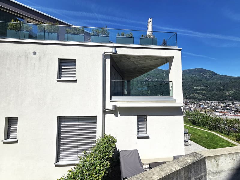 Luminoso appartamento di 4 locali con vista panoramica a Bellinzona (18)