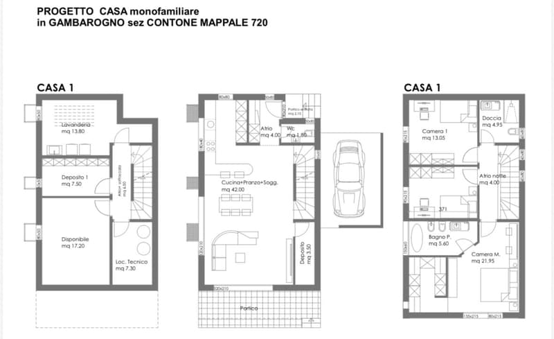 Moderna villetta da costruire a Contone (2)