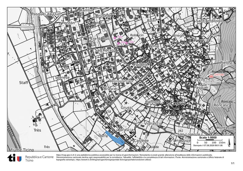 Terreno edificabile in zona Residenziale R3 a Claro (5)