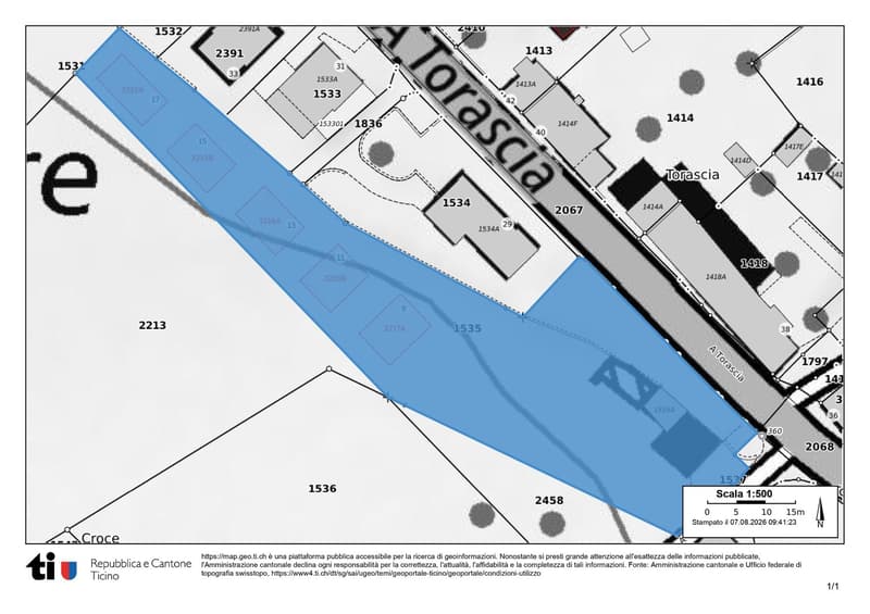 Terreno edificabile in zona Residenziale R3 a Claro (4)