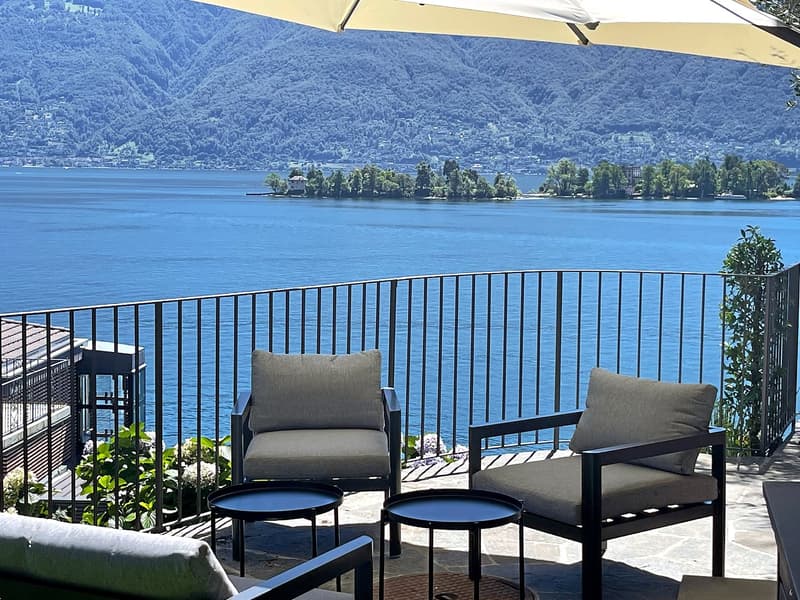 1-Zimmer-Ferienwohnung mit schöner Aussicht auf den Lago Maggiore in Porto Ronco (1)