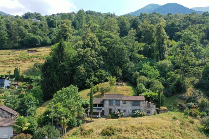 Komfortables Rustico mit Panoramasicht auf See und Berge im Gambarogno (2)