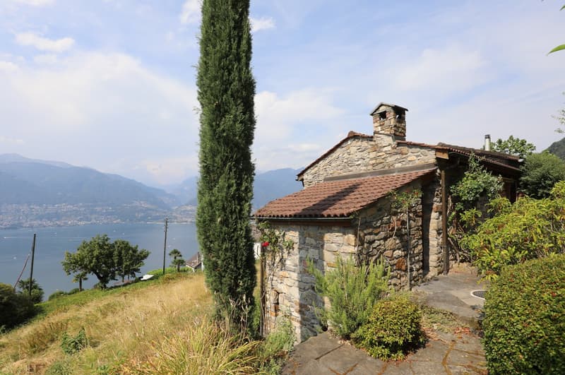 Komfortables Rustico mit Panoramasicht auf See und Berge im Gambarogno (20)