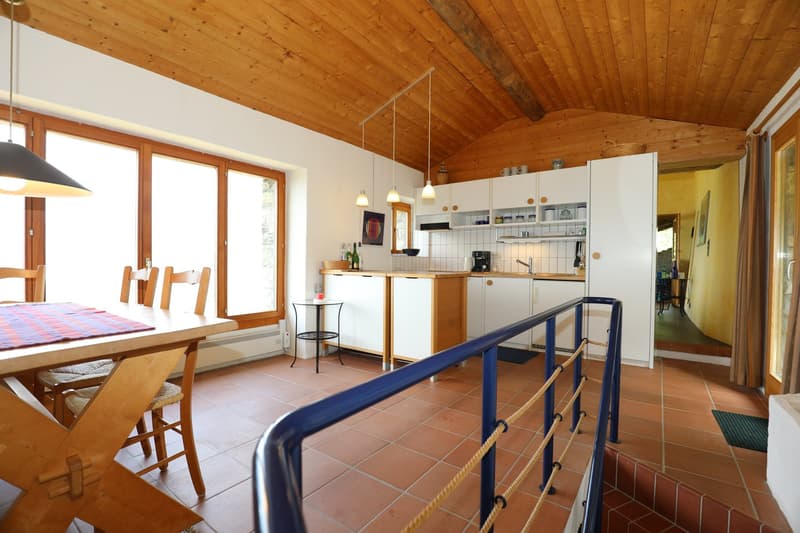 Komfortables Rustico mit Panoramasicht auf See und Berge im Gambarogno (10)