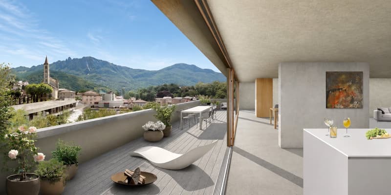 Nuova ed elegante  Residenza in zona strategica a Tesserete (3)
