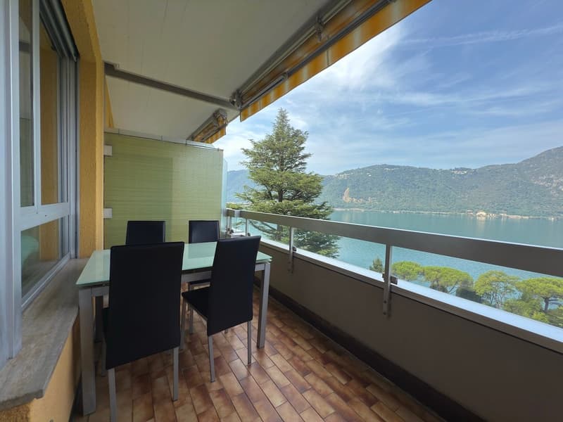 Incantevole appartamento di 3.5 locali con vista lago a Bissone (16)