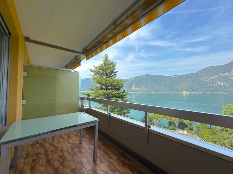 Incantevole appartamento di 3.5 locali con vista lago a Bissone (10)