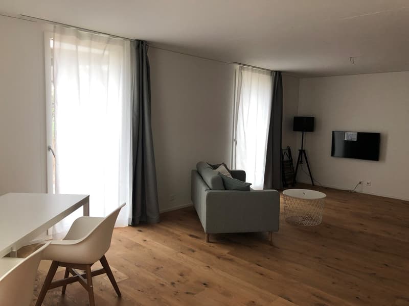 Möblierte 1.5-Zimmer-Wohnung mit Sitzplatz in Rorbas (2)