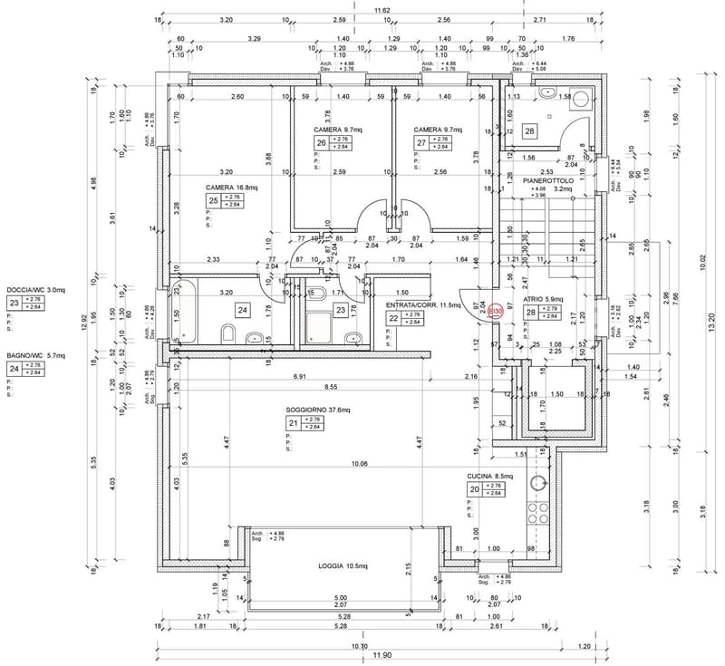 Elegante appartamento in piccola costruzione uno per piano (14)