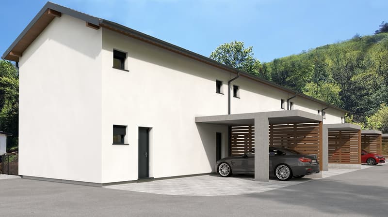 Nuova villetta d'angolo con produzione indipendente di energia (3)