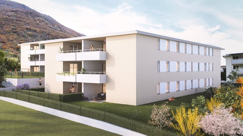Nuovo appartamento con bella terrazza in zona comoda e strategica (2)