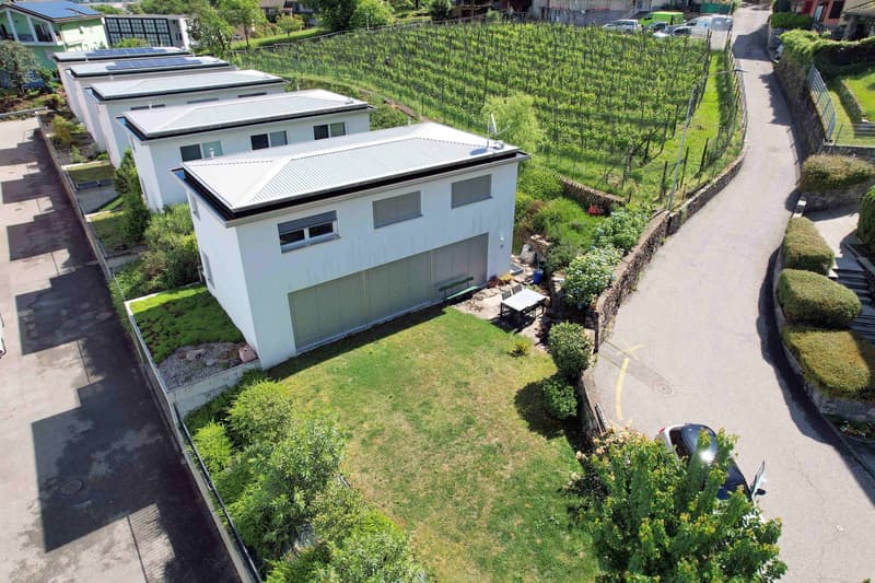 Moderna villetta con bel giardino in zona collinare (3)
