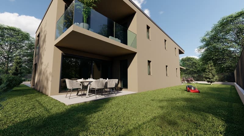 Nuovo elegante appartamento con grande giardino (1)