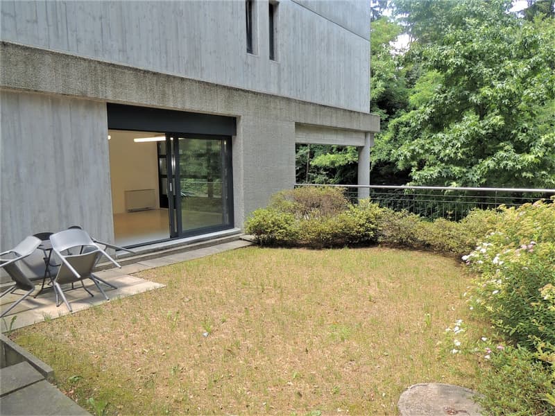AMPIO UFFICIO CON GIARDINO A SORENGO (11)