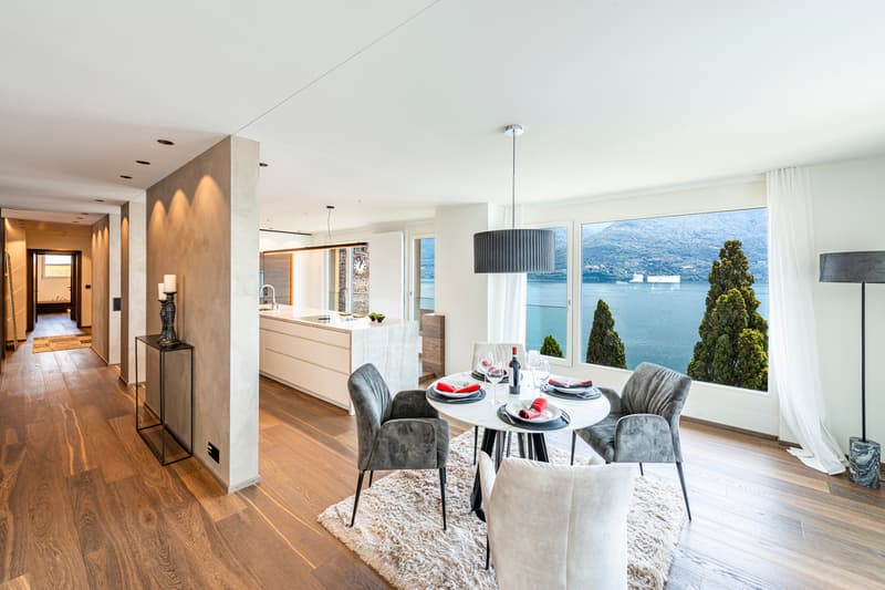 Attico-duplex nel nucleo con vista sul Lago Maggiore (8)