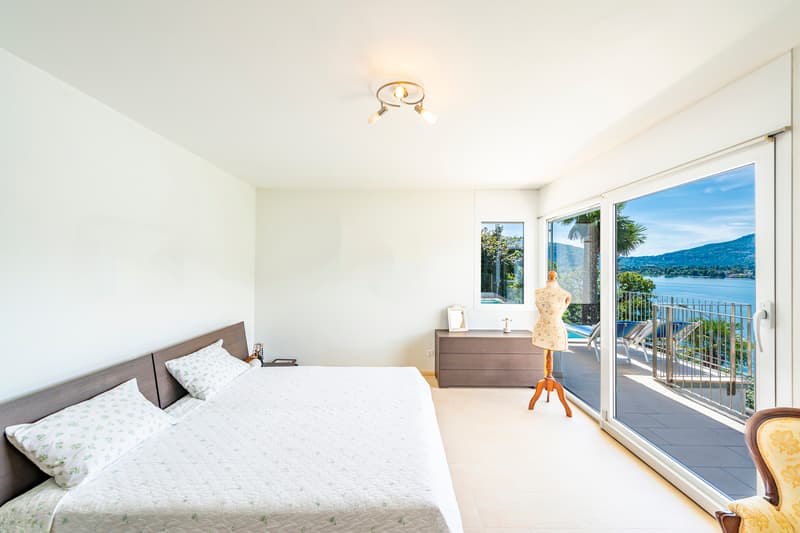 Elegante villa con vista lago a Montagnola (9)
