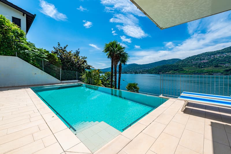 Elegante villa con vista lago a Montagnola (11)