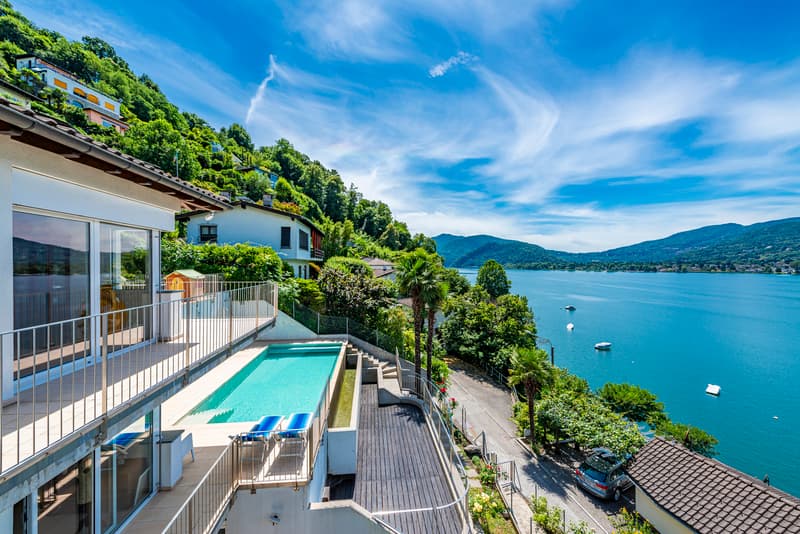 Elegante villa con vista lago a Montagnola (4)