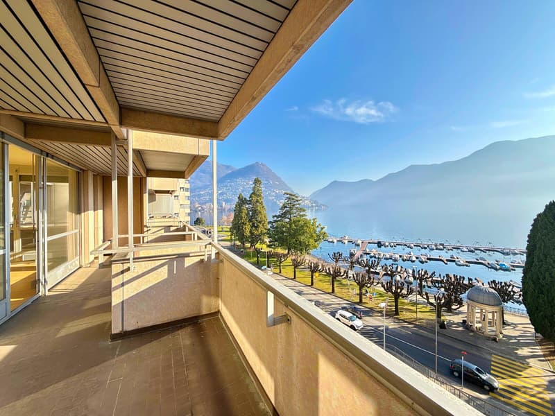 Uno sguardo privilegiato sul lungolago di Lugano (2)