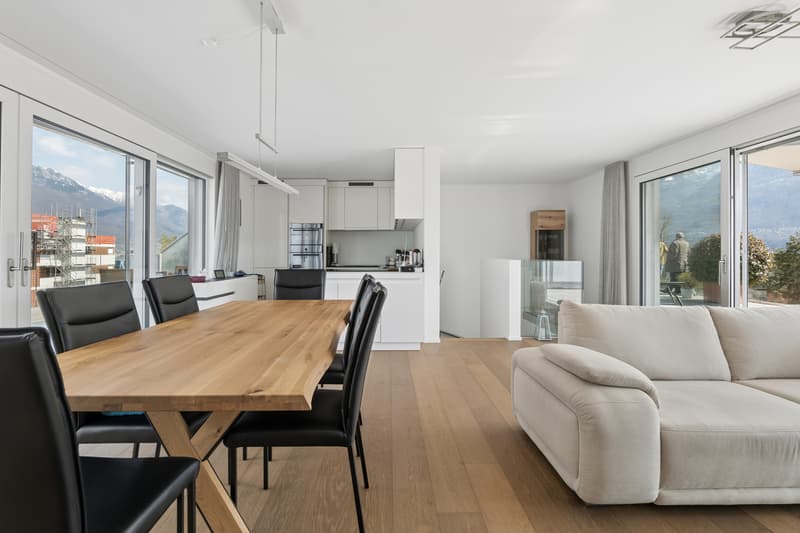 Attico-duplex con ampia terrazza a due passi dal Lido di Locarno (6)