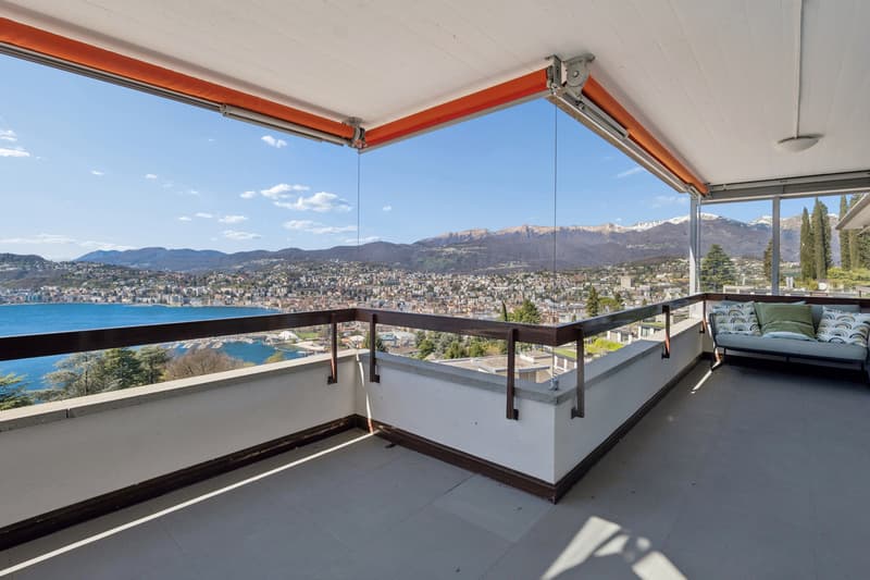 Attico-duplex con vista dominante sul Lago di Lugano (3)