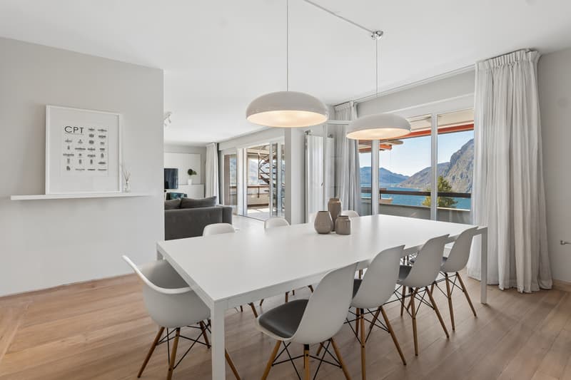 Attico-duplex con vista dominante sul Lago di Lugano (9)