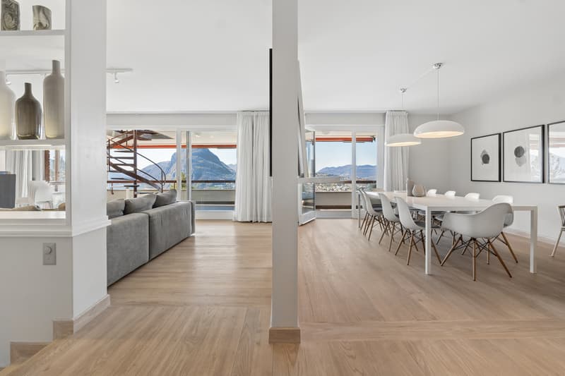 Attico-duplex con vista dominante sul Lago di Lugano (10)