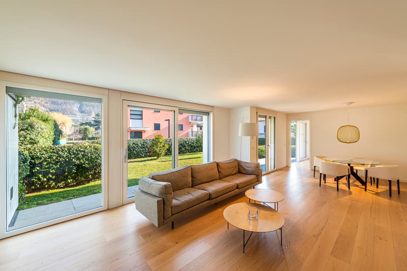 Appartamento ammobiliato con giardino privato al lago (3)