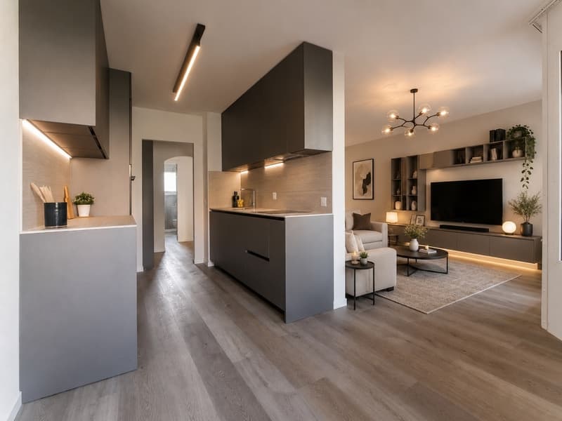 Esclusivo 3.5 locali Breganzona Ristrutturato con finiture di pregio (4)