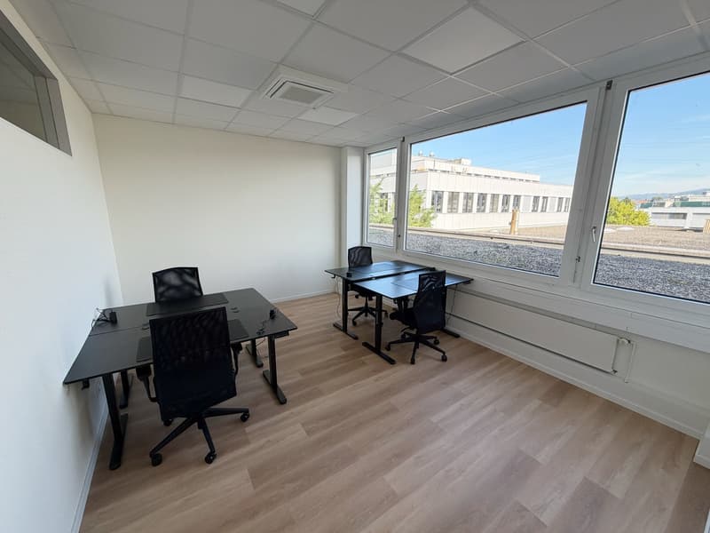 Helles, möbliertes Einzelbüro (18.6 m2) inkl. Domiziladresse & 24/7 Zugang in Cham (6)