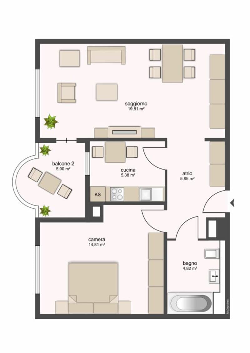 6200, Riazzino, Blocco B1, appartamento no. 202 (2)