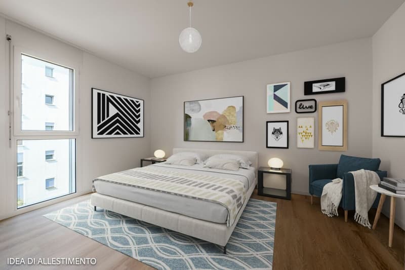 6100 Bellinzona, Via Ghiringhelli 23e, appartamento 206 (6)