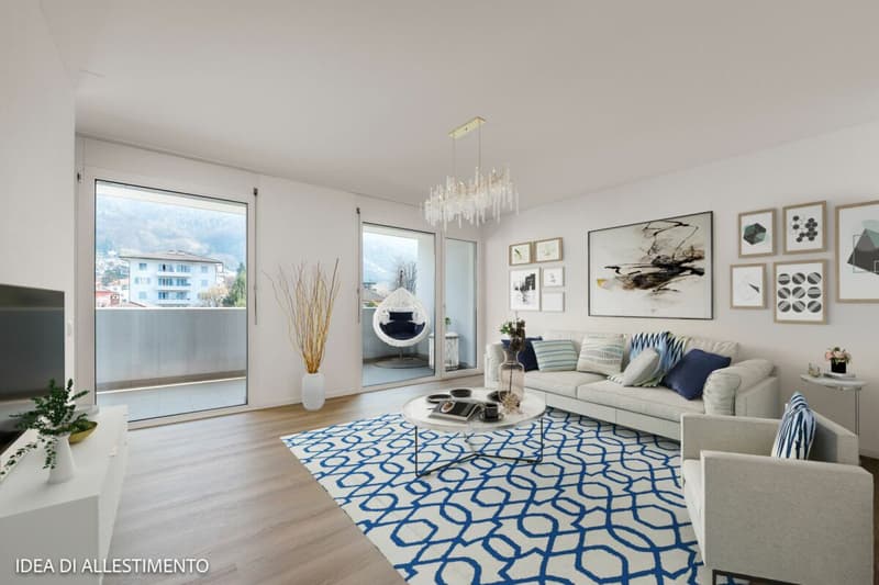6100 Bellinzona, Via Ghiringhelli 23e, appartamento 206 (1)