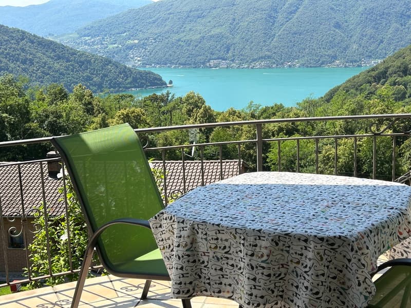 vista lago dalla terrazza