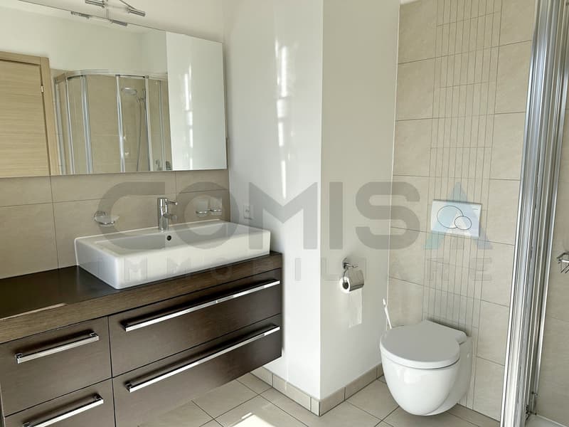 bagno con doccia / Badezimmer mit Dusche / bathroom with a shower